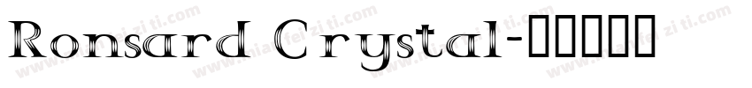 Ronsard Crystal字体转换